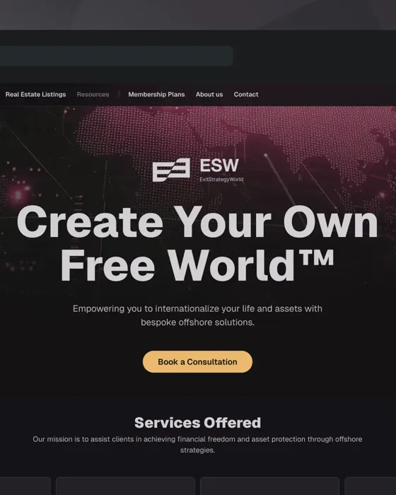 ExitStrategyWorld home page